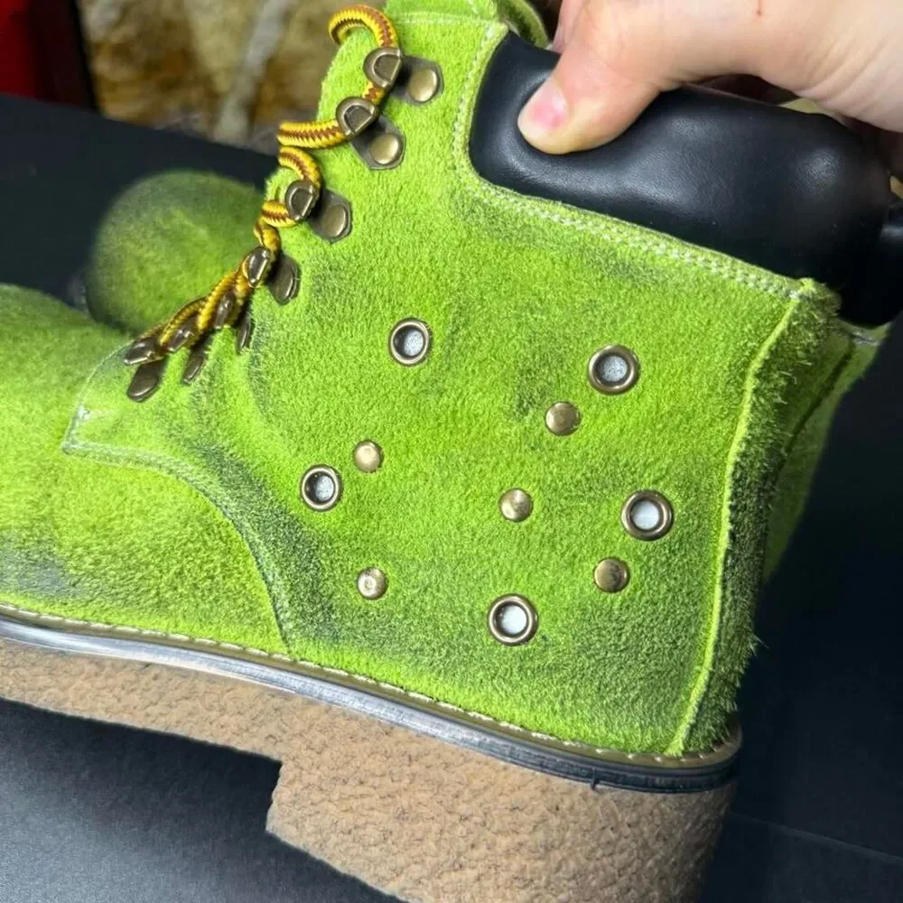 Unbranded Men's Green Boots